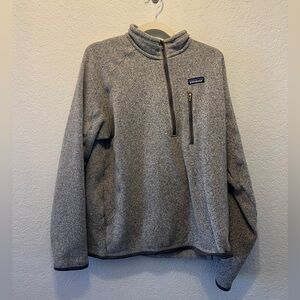 Patagonia Vintage Fall 2014 1/4 Quarter Zip Sweater Soft Polyester Fleece Lined